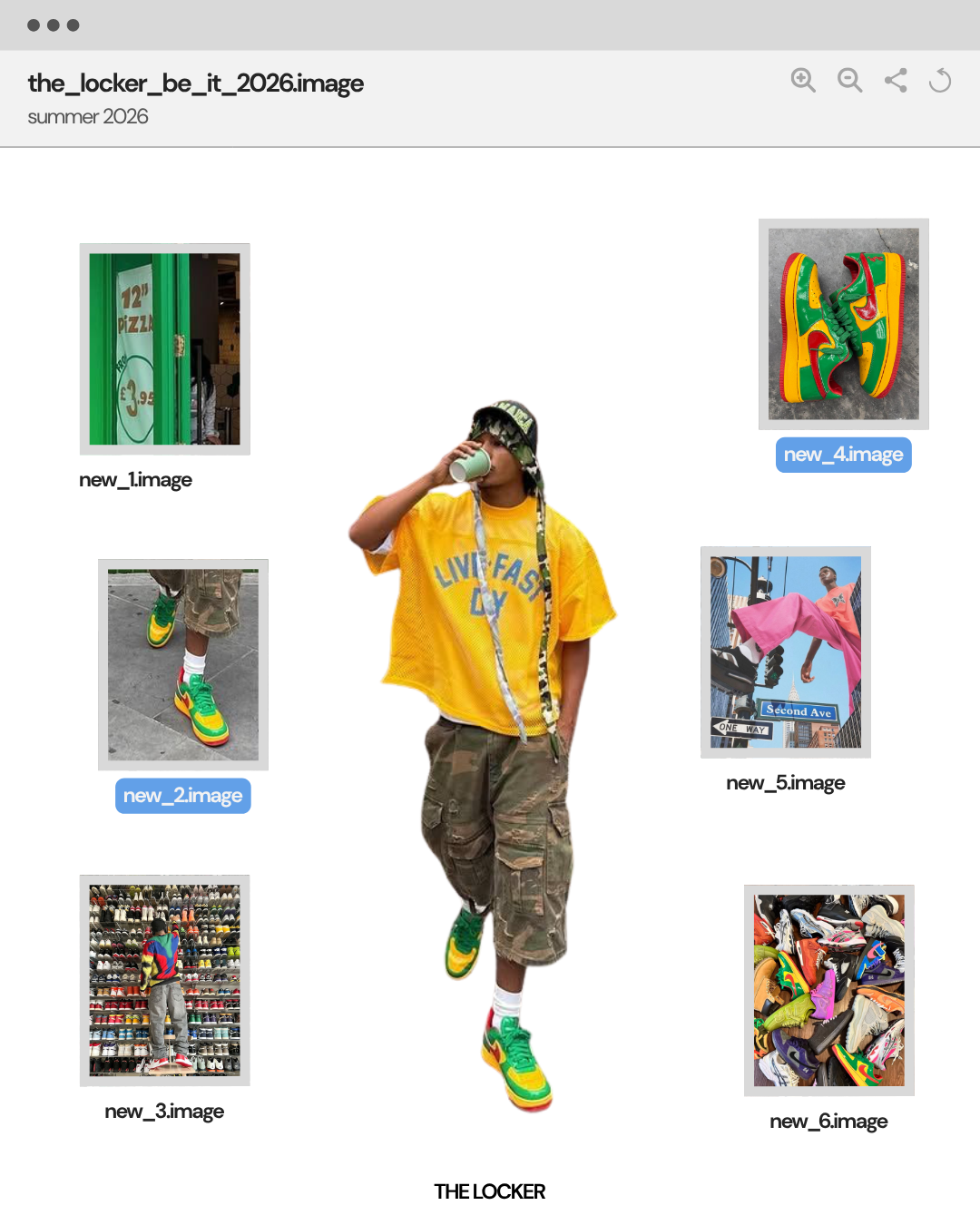 Grey and White Modern Spring Collection App Interface Collage Instagram Post